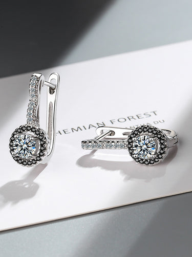 Pendientes originales de diamantes de imitación
