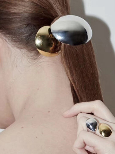 مقاطع شعر ألوان صلبة هندسية Normcore