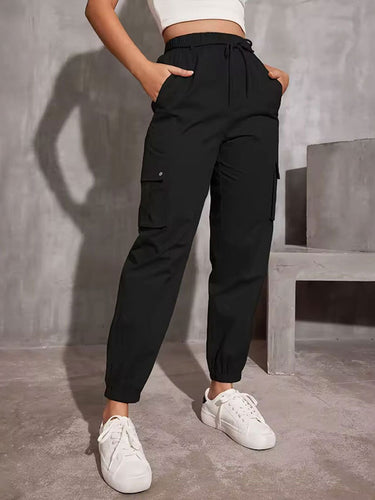 Elastizitätstaschen mit hoher taillierter Taschen mit geteiltem Gelenk mit geteilten Taillenhosen Hose Hose Hose