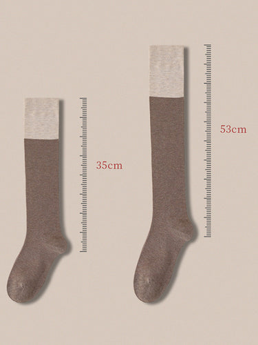 إكسسوارات جوارب ألوان التباين غير الرسمية