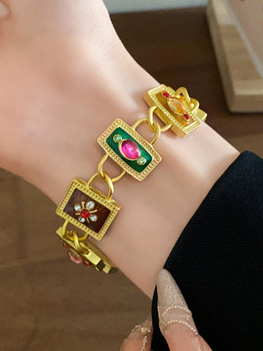Acessórios geométricos de pulseira