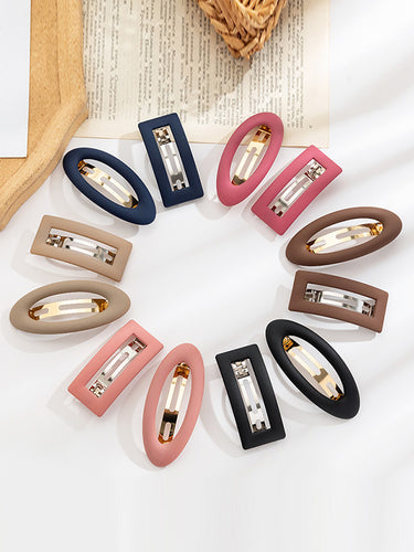 Clips de cheveux creux géométriques