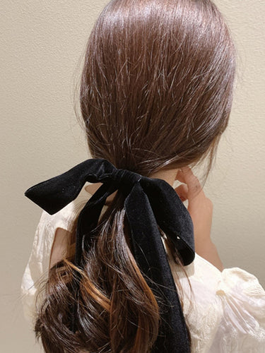 Accessoires de cheveux de couleur unie à bowknot