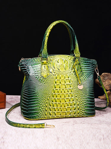 Alligator-Druck Falten-Gelenk-Taschen Handtaschen