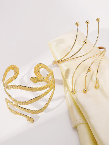 Einstellbare geometrische Schlangenform -Armlet -Accessoires