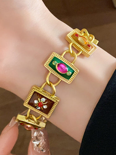 Acessórios geométricos de pulseira