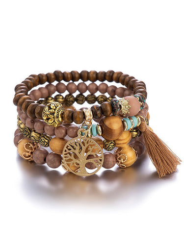 Bohême Bohême Bracelet de glands faits à la main