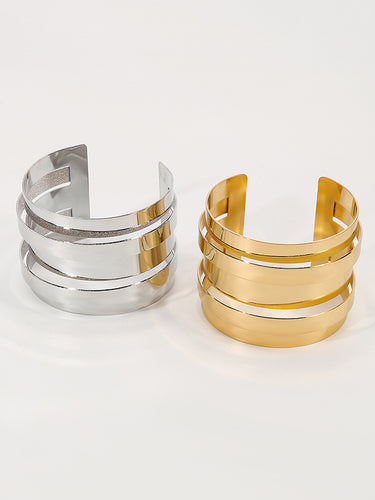 Accessoires de bracelet de couleur unie géométrique normale