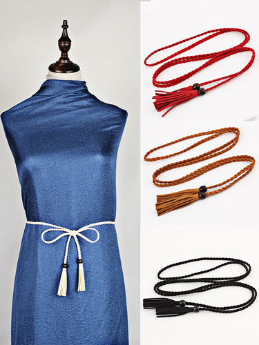 Bohême tissage en cuir artificiel