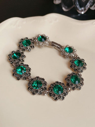 Accessori bracciale di pietre di corruzioni geometriche