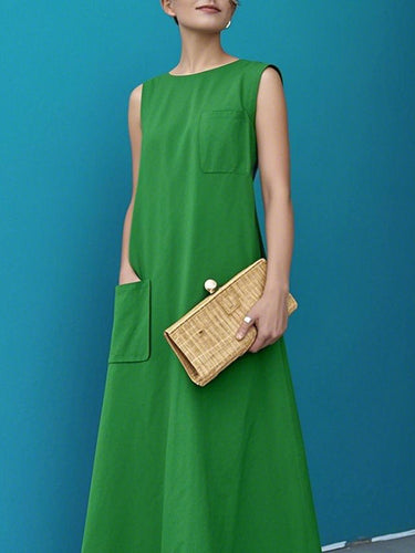 Robes maxi à chou de couleur