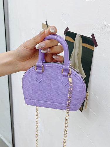 チェーン幾何学的なジッパークロスボディバッグサッチェル