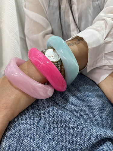 Acessórios geométricos de pulseira