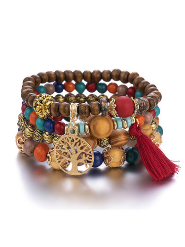 Bohême Bohême Bracelet de glands faits à la main