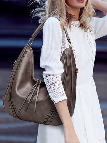 جيوب 2 PCS سحاب حقائب اليد