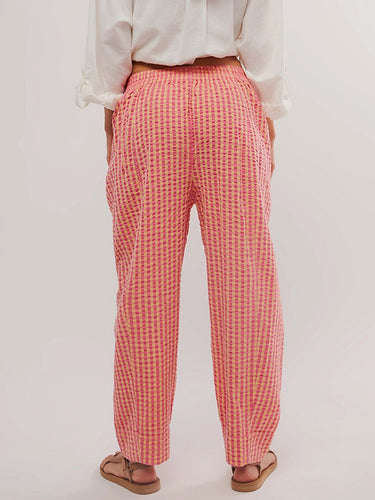 Poches à plaid en vrac pantalon de pantalon à joint divisé