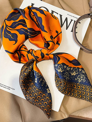 الأزهار المطبوعة شال والوشاح