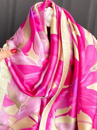 وشاح شال طباعة الزهرة