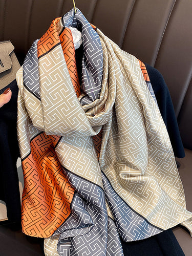 وشاح شال حماية الشمس المطبوعة