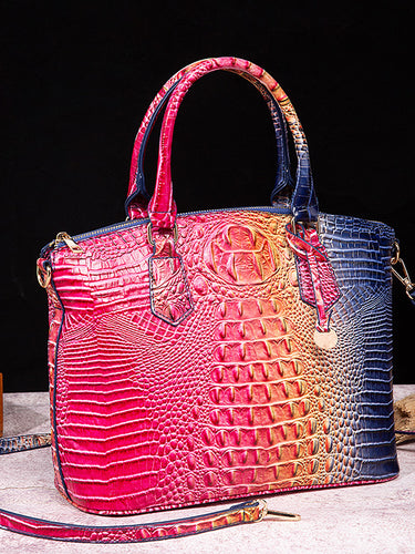 Alligator-Druck Falten-Gelenk-Taschen Handtaschen