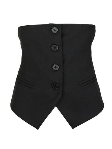 Einstellbare Taille Halbanzugweste