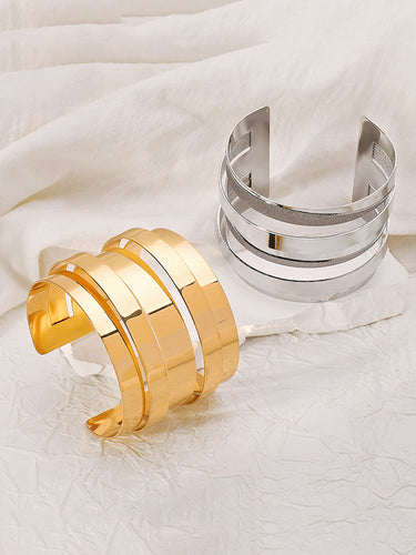 Accessoires de bracelet de couleur unie géométrique normale