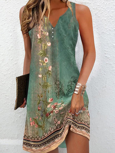 Mini-robes en V Floral à collier en V Floral en vrac