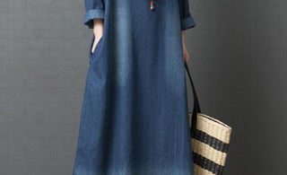 How to Style a Denim Dress