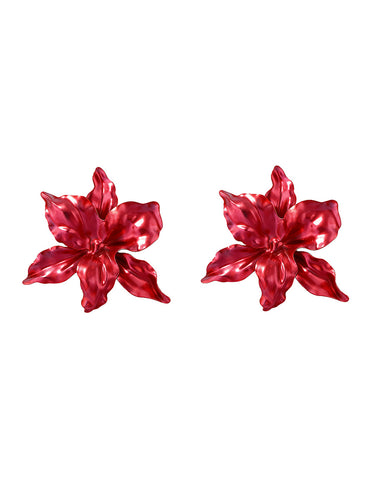 1733911 Flower Shape Earrings Accessories