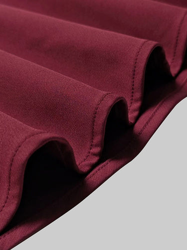 Long Sleeves Loose Solid Color Round-Neck Hoodies&Sweatshirt Tops