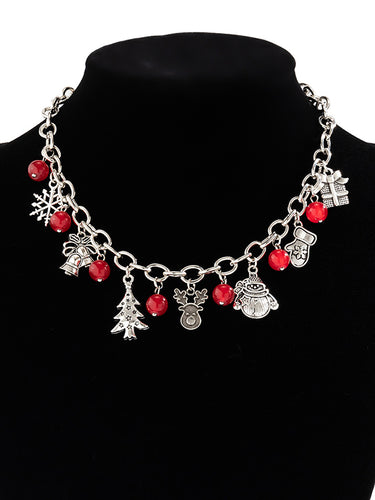 1606235 Geometric Tasseled Necklaces Accessories