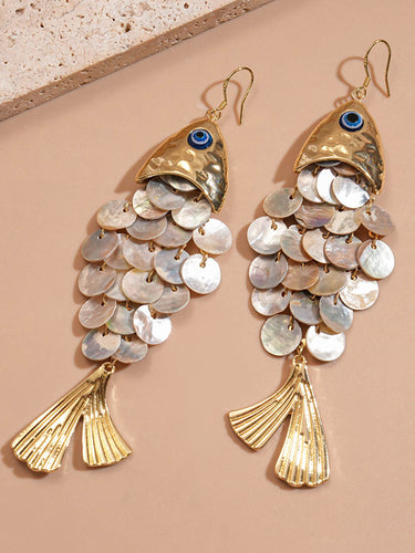 1773924 Boucles d'oreilles pendantes à pampilles en forme d'animal