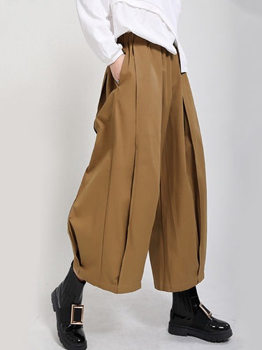 Original 3 colori semplici pantaloni casual a gamba a gamba