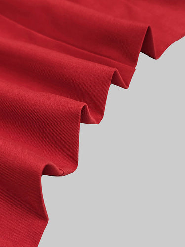 Elasticated Waist High Waisted Big Hemline Pleated Pockets Solid Color Zipper Wide Leg Pants