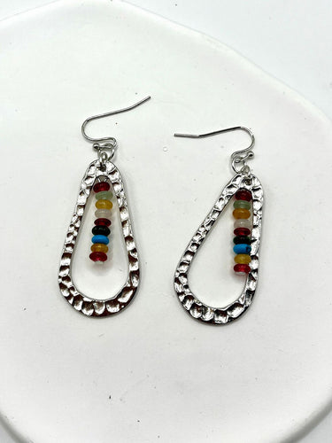 1788129 Water Drop Beaded Earrings Accessories