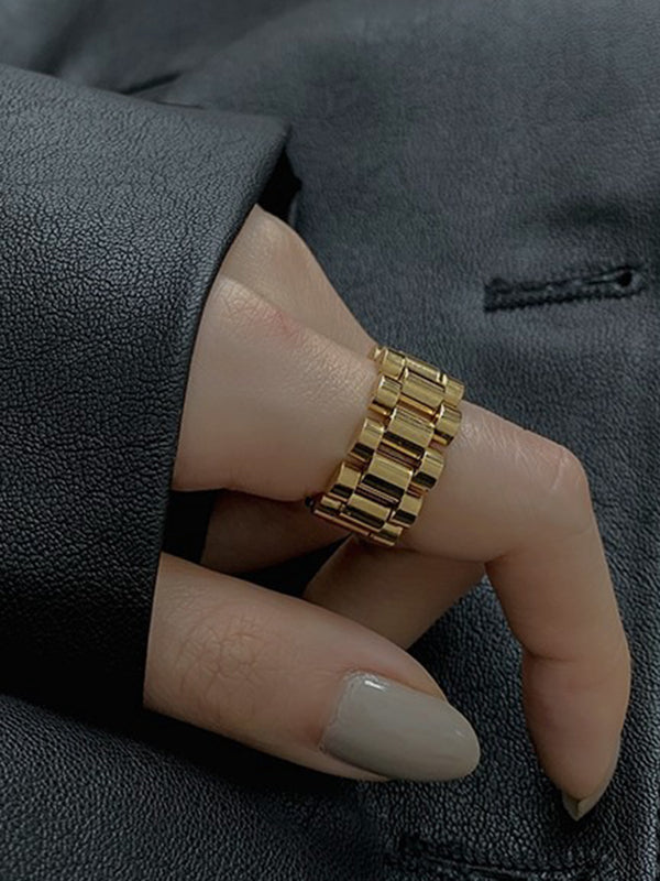 Original Simple Cool Solid Color Ring – Uoozee official