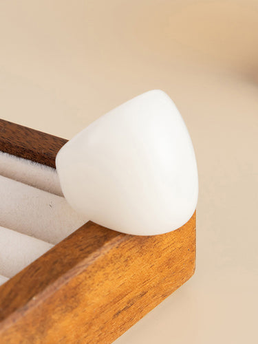 1729301 Irregularity Geometric Shiny Rings Accessories