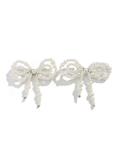 1729416 Irregularity Bow-Embellished Shiny Anklets