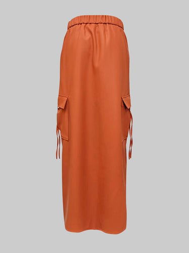 Röcke mit Säulentaschen in Unifarben 