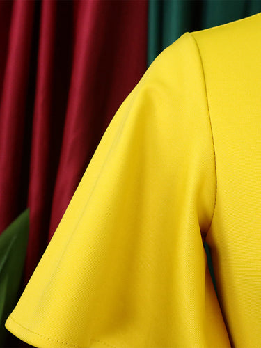 Recorte irregular PLUS TAMANHO CINELOD SOLID ROUNCE ROUNCE MIDI DRESS