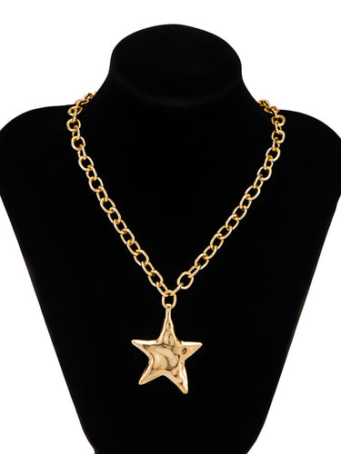 1718878 Chains Shiny Star Shape Necklaces Accessories