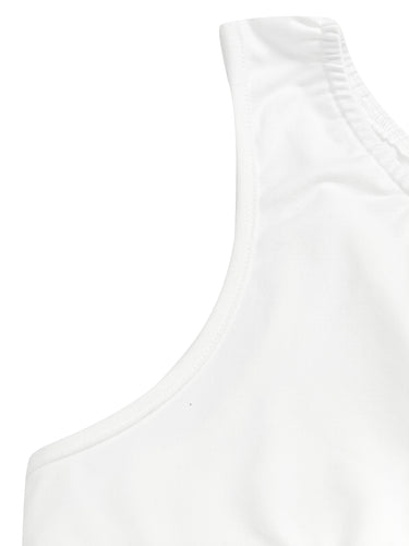 Sleeveless Pockets Solid Color One-Shoulder Jumpsuits
