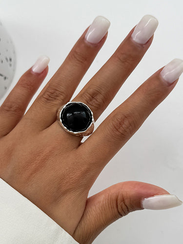 1717676 Geometric Rhine Stones Rings Accessories