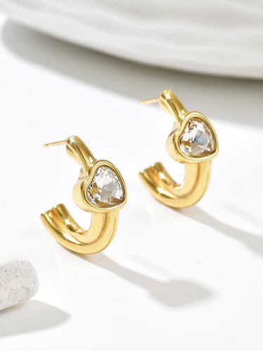 1773568 إكسسوارات الأقراط على شكل قلب