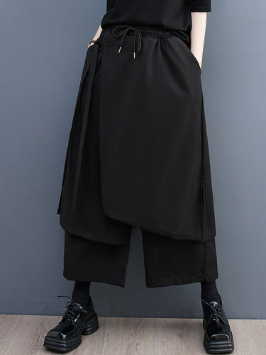Pantaloni a gamba larga gamba pantaloni casual pantaloni culotte