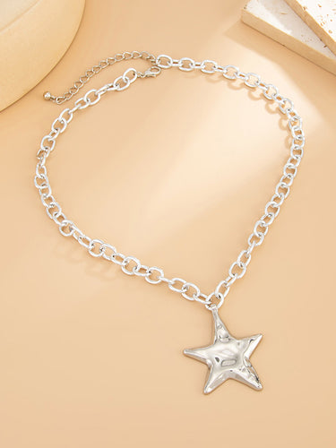 1718860 Chains Shiny Star Shape Necklaces Accessories