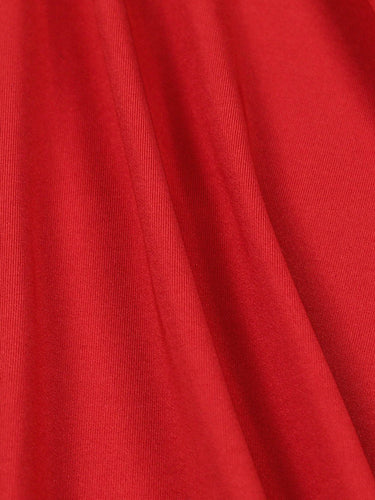 1754952 A-Line Elasticated Waist Backless Pleated Solid Color Split-Joint Deep V-Neck Mini Dresses