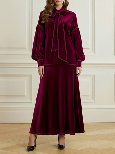 A-Line Loose Solid Color Skirts Bottoms