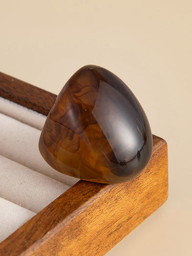 1729258 Irregularity Geometric Shiny Rings Accessories