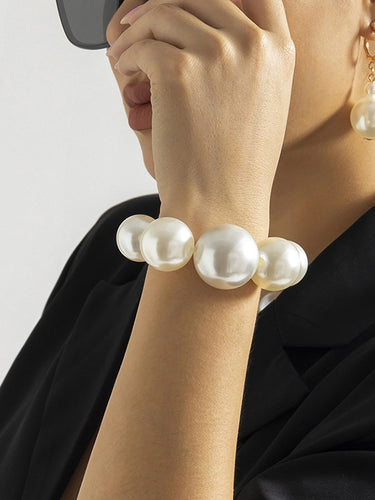 Accesorios de pulsera de perlas con cuentas